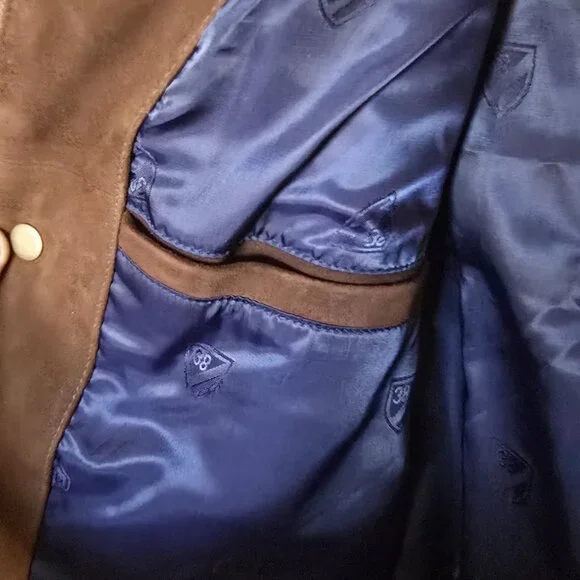 (NWOT) CREMIEUX (M) Brown Suede Vest - Picture 7 of 8